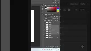 Layers Group and Ungroup in Photoshop #shorts #photoshop