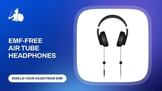 DefenderShield EMF Free Air Tube Over Ear Headphones