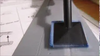 David Union sander with Madworks sanding pad.