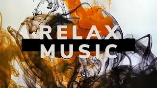 relaxing music with Mixing Different Colors Of Liquid Ink.