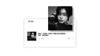 my top 100 k-pop releases of 2025