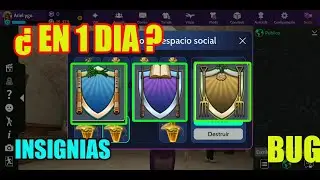 Academia magica truco para conseguir las insignias en 1 dia . avakin life