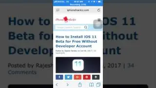 How to install IOS11 beta for free without developer account