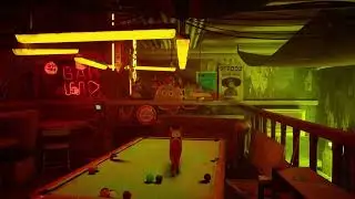 Cat playing pool?!