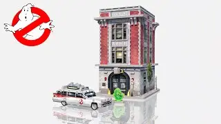Build the Ghostbusters Firehouse Headquarters with Wrebbit 3D's new puzzle