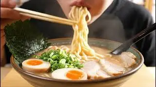 Late Night Ramen | Relaxing ASMR Eating Sounds