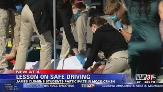 James Clemens students take part in mock prom night crash