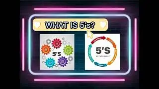 5s before and after video (Sort, Set in order, Shine, Standardize, Sustain)