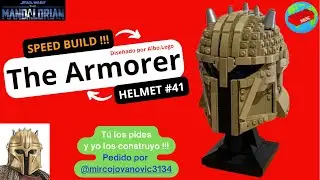 La Armera Mandalorian | Lego The Armorer Helmet  - Helmet #41 - Lego Star Wars - MocPLANET