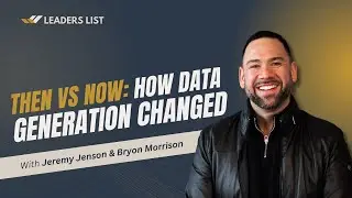 Then vs Now: Data Generation with Jeremy Jenson of Encore Search Partners