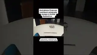 Real customers using poly stamps on plastic packaging | Affordable branding for small businesses