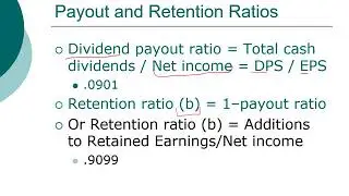 Financial Statement Analysis - Internal and sustainable growth rates (5/5)