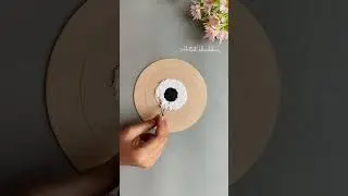 Tissue Paper Craft Ideas/ Evil eye wall decor🧿 #youtubeshorts #shorts #craft #diy