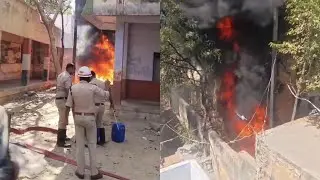 ZAHEERABAD KE SCHOOL ME AAG !