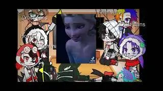 Sans au react to Dream as Elsa ❄️| by : me 🥀🤭