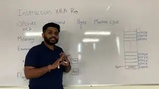 XRA R Instruction | Microprocessor 8085