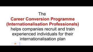 Career Conversion Programme for Internationalisation Professionals (CCP-I)