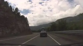 Hopa - Artvin yolu (Gerçek zamanlı)