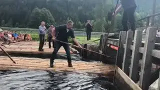 Nur f&uuml;r Mutige: Flo&szlig;fahren auf der Wilden Rodach