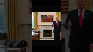 Trump received his custom flag today! #trump #flag #woodworking #custom #ovaloffice #president