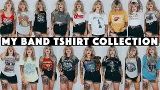 MY ENTIRE BAND T SHIRT COLLECTION