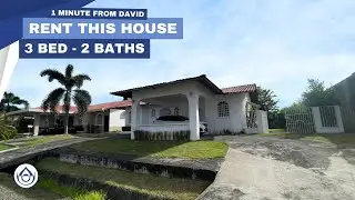 Rent a 3-bedroom house, located in David, behind Franklin Jurado, Chiriqu&iacute;. +507 6981-5000