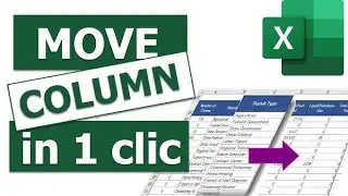 🗝️Move Column's in Ms Excel🪄🌠Excel special tutorial😍