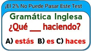Inglés Fácil | English Test Interactivo para Dominar la Gramática