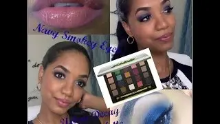 TUTORIAL | Navy Smokey Eyes w/ Urban Decay Vice 3 Palette