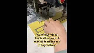 The leather craft of making leather bags #leather #bag #bagmaking #bagfactory #leathercraft #custom