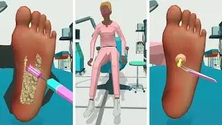Foot Clinic 🦶🏻🩺 All Levels Gameplay Android,iOS