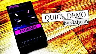 1980s Yamaha FL-10M II Flanger Japan Quick Demo