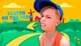 Platon family and friends on the farm