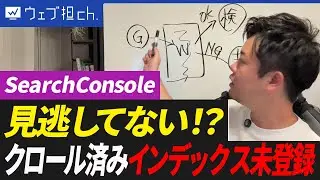 【放置厳禁】サーチコンソールの「クロール済みインデックス未登録」はサイトのSOSかも&hellip;！