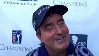 Gene Sauer beats the heat, stays in the hunt @AmFamChamp
