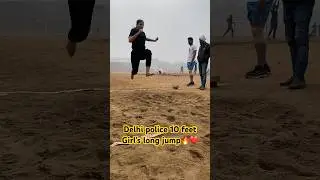 Delhi police 10 feet long jump l #longjump #longjumptechnique