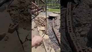 Backyard Fossil. Prehistoric seafloor walkway #diy #random #explore #fossil #history