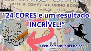 Técnica com Lápis de Cor | Testando o Kit Grip 24 Cores da Faber-Castell | Spooky Cutie Vol. 2