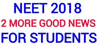 neet 2018 latest news