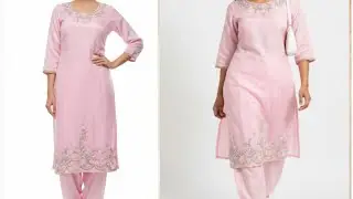 Hand embroidery dress designs with stitching 😍#trending #embroidery #1mfashion #dress 