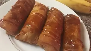 Easy Asian Banana egg rolls [Turon] Recipe