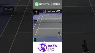 SUPERB BACKHAND by Alex Eala! 🔥#AlexEala #SPOpen #wta #carleysports