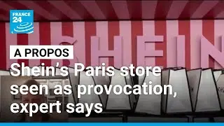 Shein&rsquo;s Paris store seen as provocation to government, expert says &bull; FRANCE 24 English
