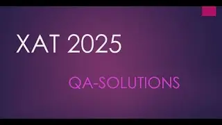 Решения XAT 2025 | Количественная часть | Координатная геометрия | ABCD — прямоугольник, координа...