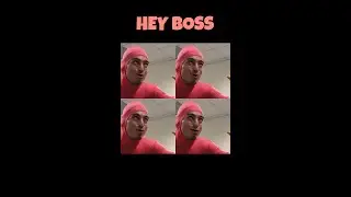 Pink Guy HEY BOSS for over 1 Million times #memes #funny #pink