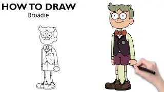 How to Draw Broadie | Amphibia Drawing Tutorials