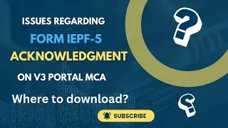 Acknowledgement of IEPF-5 form on V3 portal |How to track Acknowledgement of IEPF-5 On V3 portal