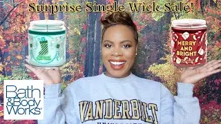 Surprise Single Wick Candle Sale! [Bath and Body Works] [Fall+Thanksgiving+Holiday 2021]