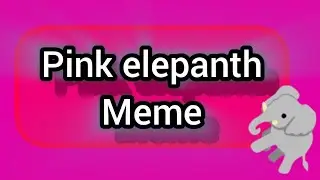 pink elephant meme - yarob and alisar