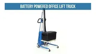 Battery Powered Office Work Positioner Lift Truck 330 Lb. Capacity
